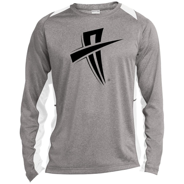Acition Cross Soul Cool Fit Long Sleeve  Colorblock Performance Tee - Soul Trotters 