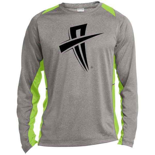 Acition Cross Soul Cool Fit Long Sleeve  Colorblock Performance Tee - Soul Trotters 