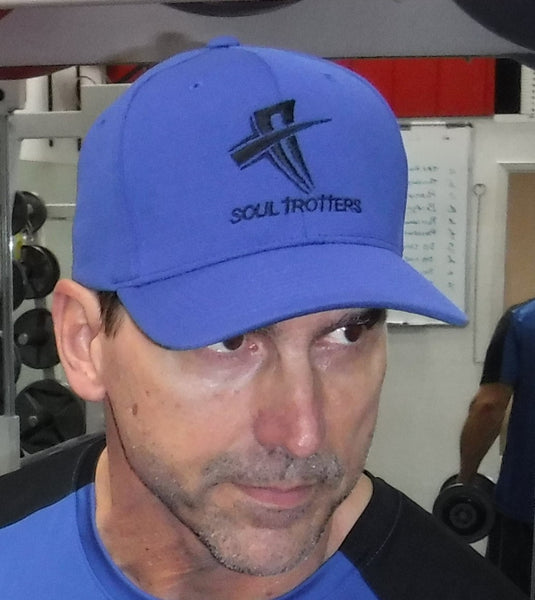 Soul Trotters - Soul Cool Fit - Embroidered Logo Poly Mesh Cap - True Royal - Soul Trotters 