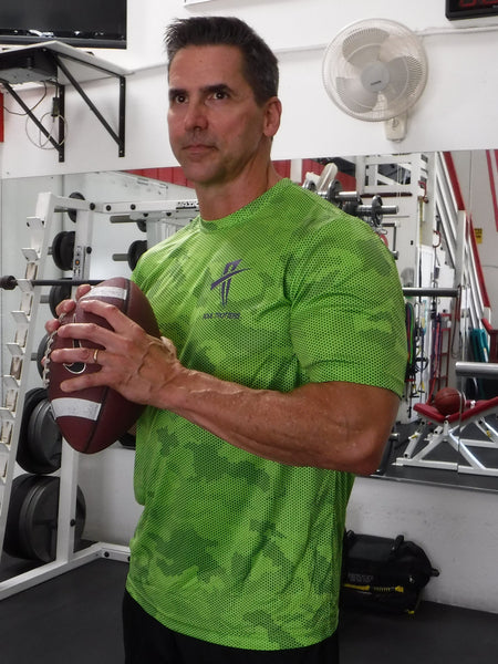 Mens Short Sleeve - Soul Cool Fit T-Shirt - Lime Shock Camo Fade - Amazon - Soul Trotters 