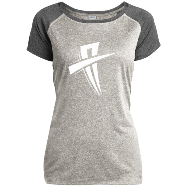 Soul Trotters Ladies Heather on Heather Performance T-Shirt - Soul Trotters 