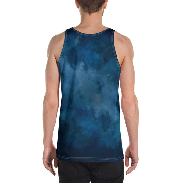 Soul Trotters Action Cross - Men's All-Over Print Muscle Shirt Ocean Blue - Soul Trotters 
