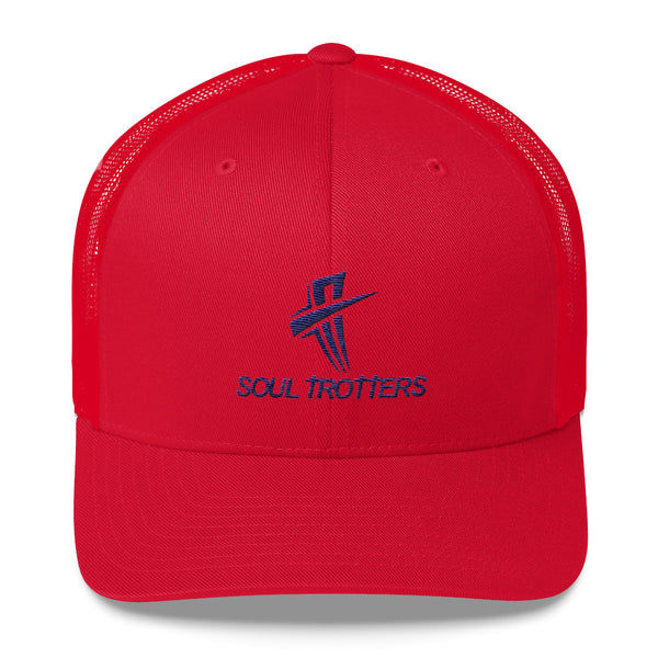 Soul Cool Cap TM Trucker Cap - Soul Trotters embroidered logo snapback cap - Soul Trotters 